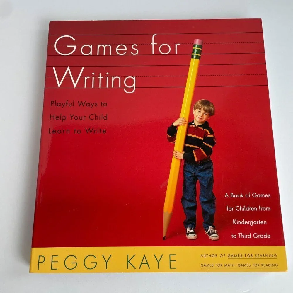 Kids‎ Book - Bundle of 3 Peggy Kaye - Games for Learning, Math, Writing